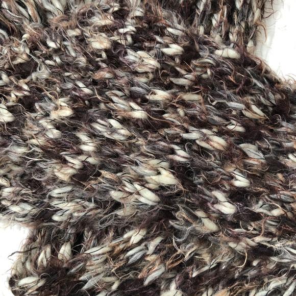 NORDSTROM THICK BRAIDED LONG KNIT SCARF - Picture 6 of 8